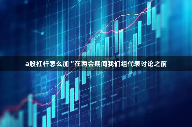 a股杠杆怎么加“在两会期间我们组代表讨论之前